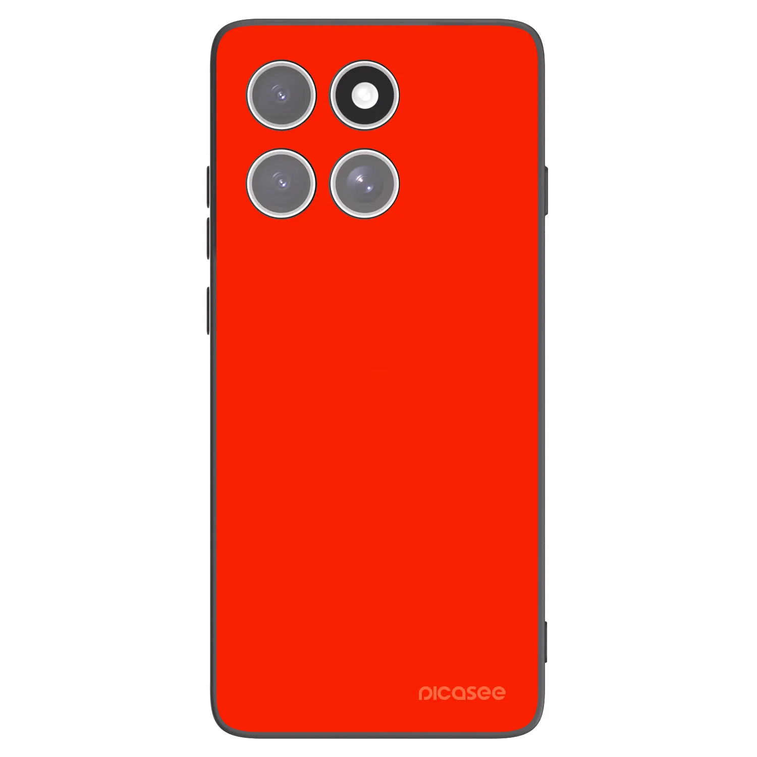 Picasee husă neagră din silicon pentru Motorola Edge 60 Fusion - Maranello Red