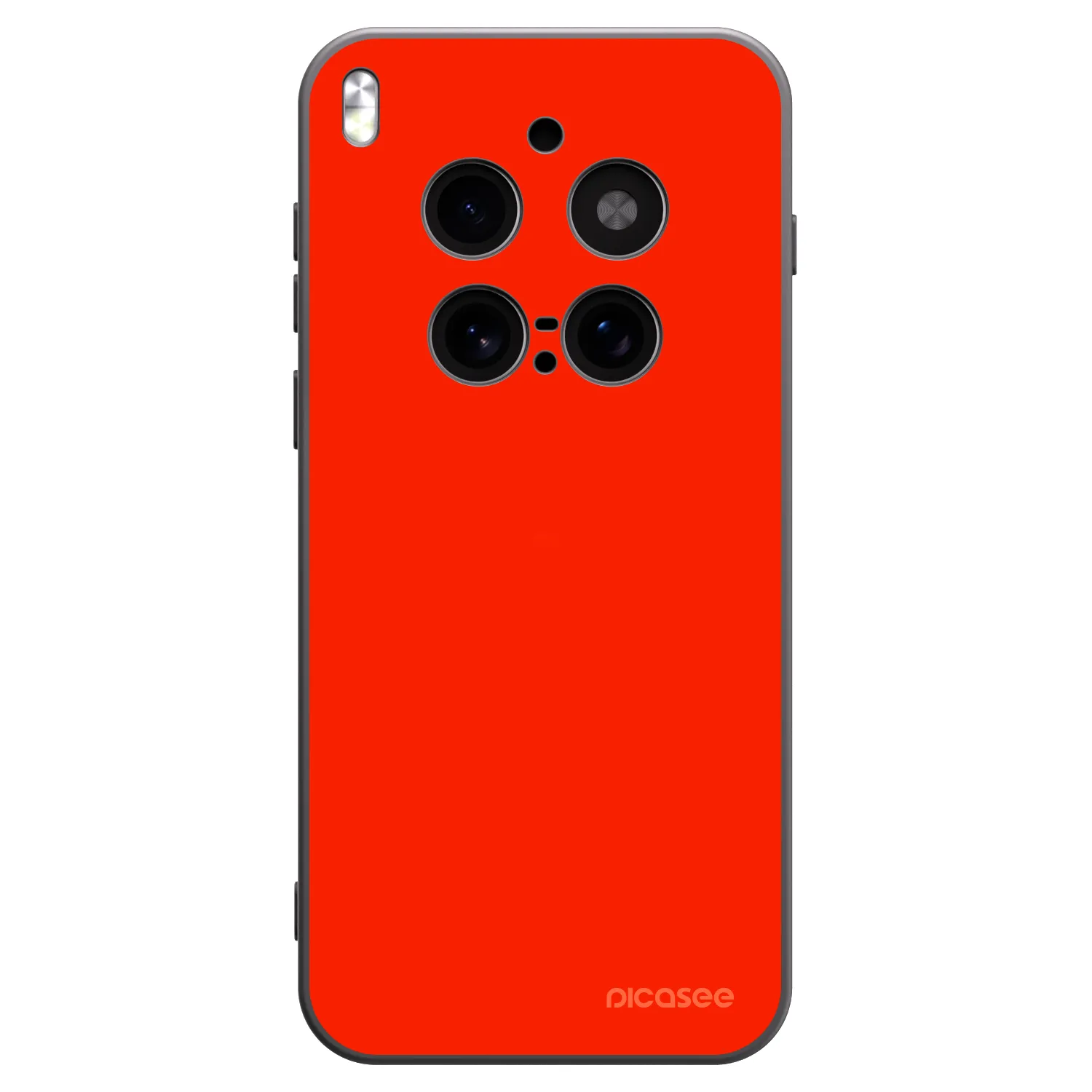 Picasee husă neagră din silicon pentru Vivo X300 Pro - Maranello Red