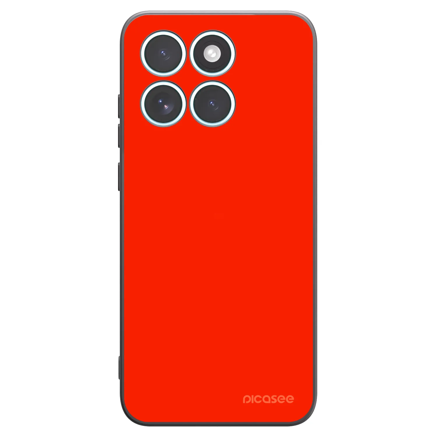 Picasee husă neagră din silicon pentru Motorola Edge 70 Fusion - Maranello Red