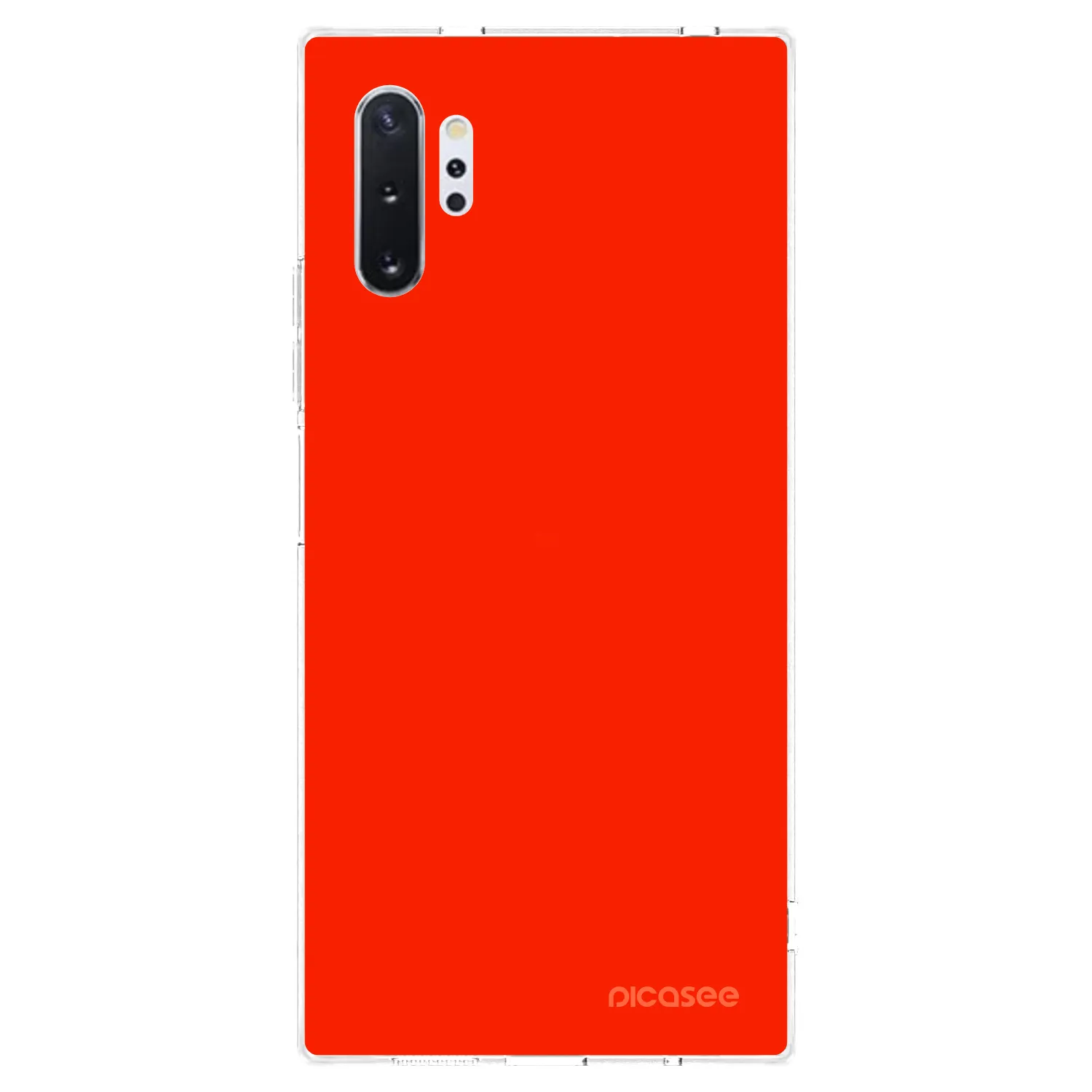 Picasee husă transparentă din silicon pentru Samsung Galaxy Note 10+ N975F - Maranello Red