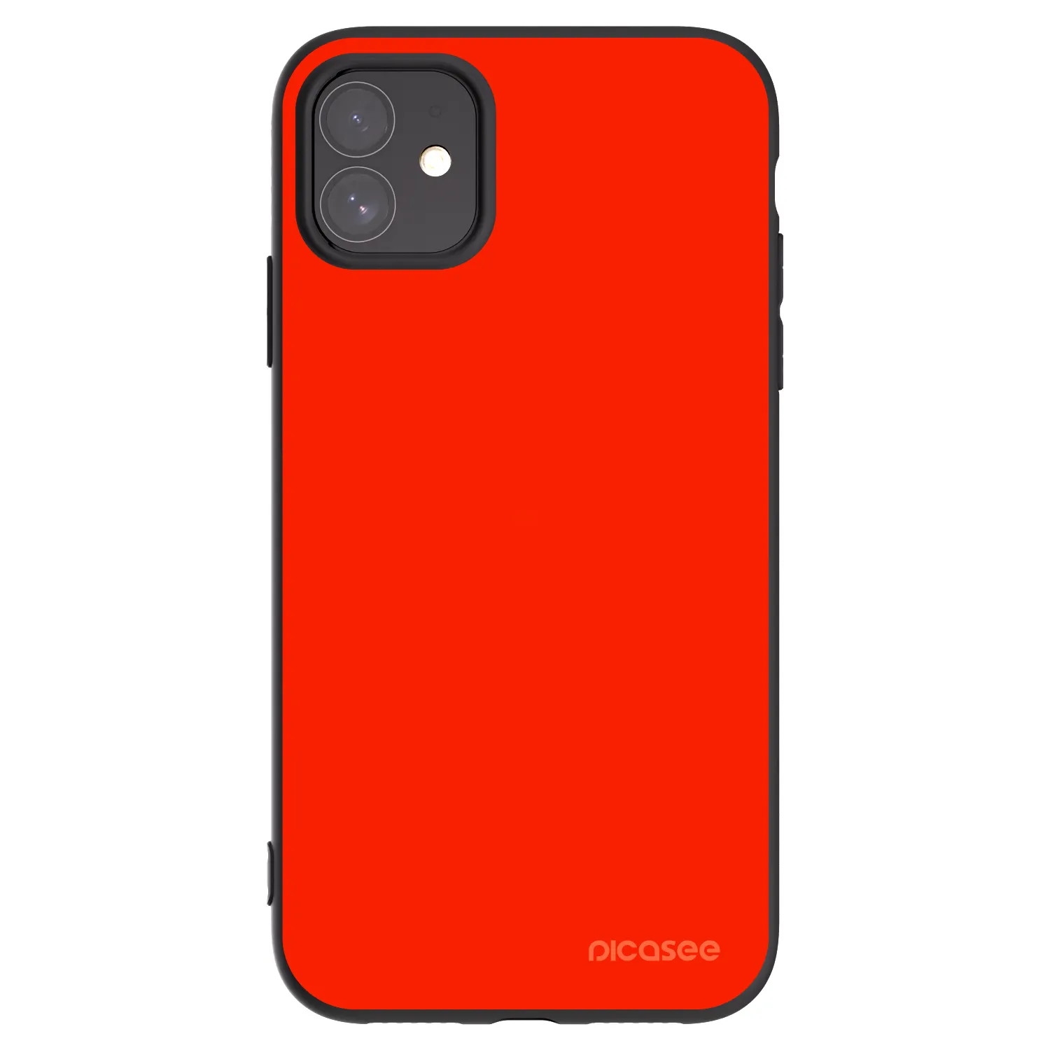 Picasee husă neagră din silicon pentru Apple iPhone 11 - Maranello Red