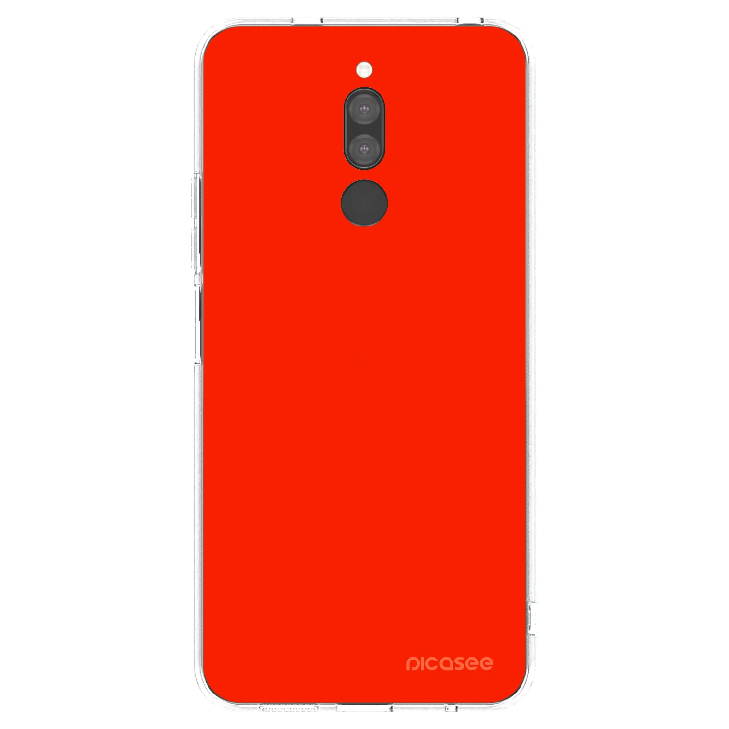 Picasee husă transparentă din silicon pentru Xiaomi Redmi 8 - Maranello Red