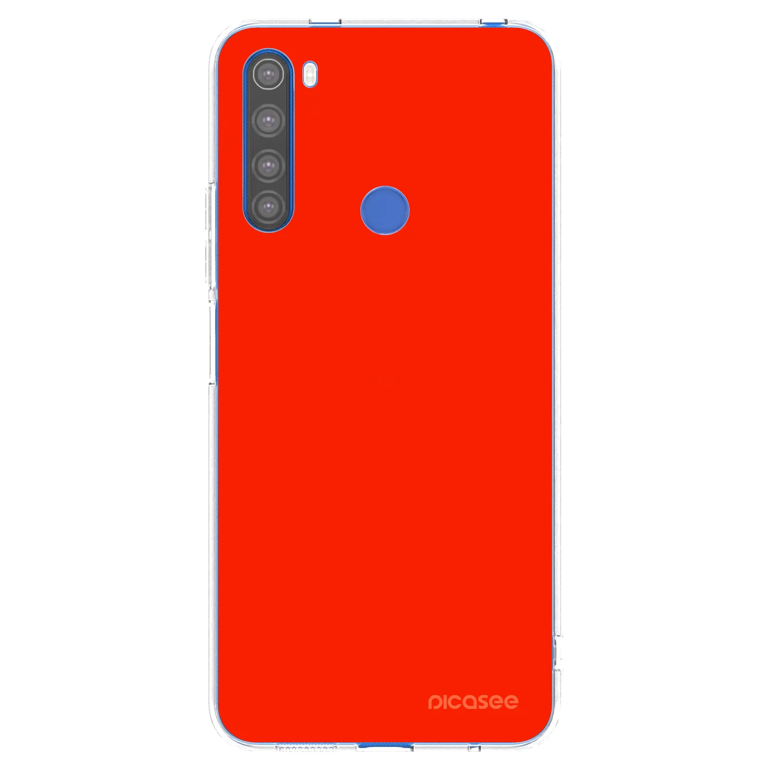 Picasee husă transparentă din silicon pentru Xiaomi Redmi Note 8T - Maranello Red