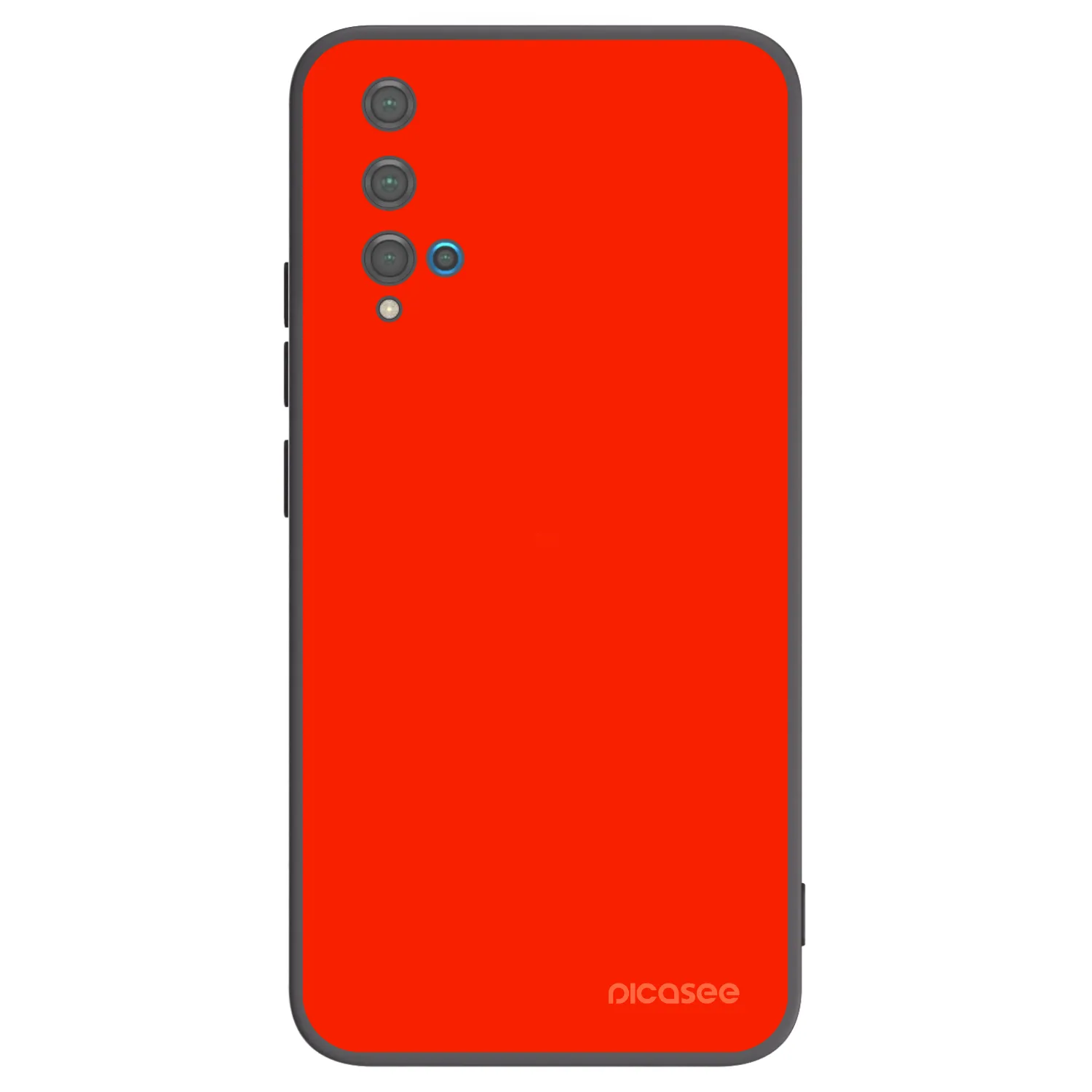 Picasee husă neagră din silicon pentru Huawei Nova 5T - Maranello Red