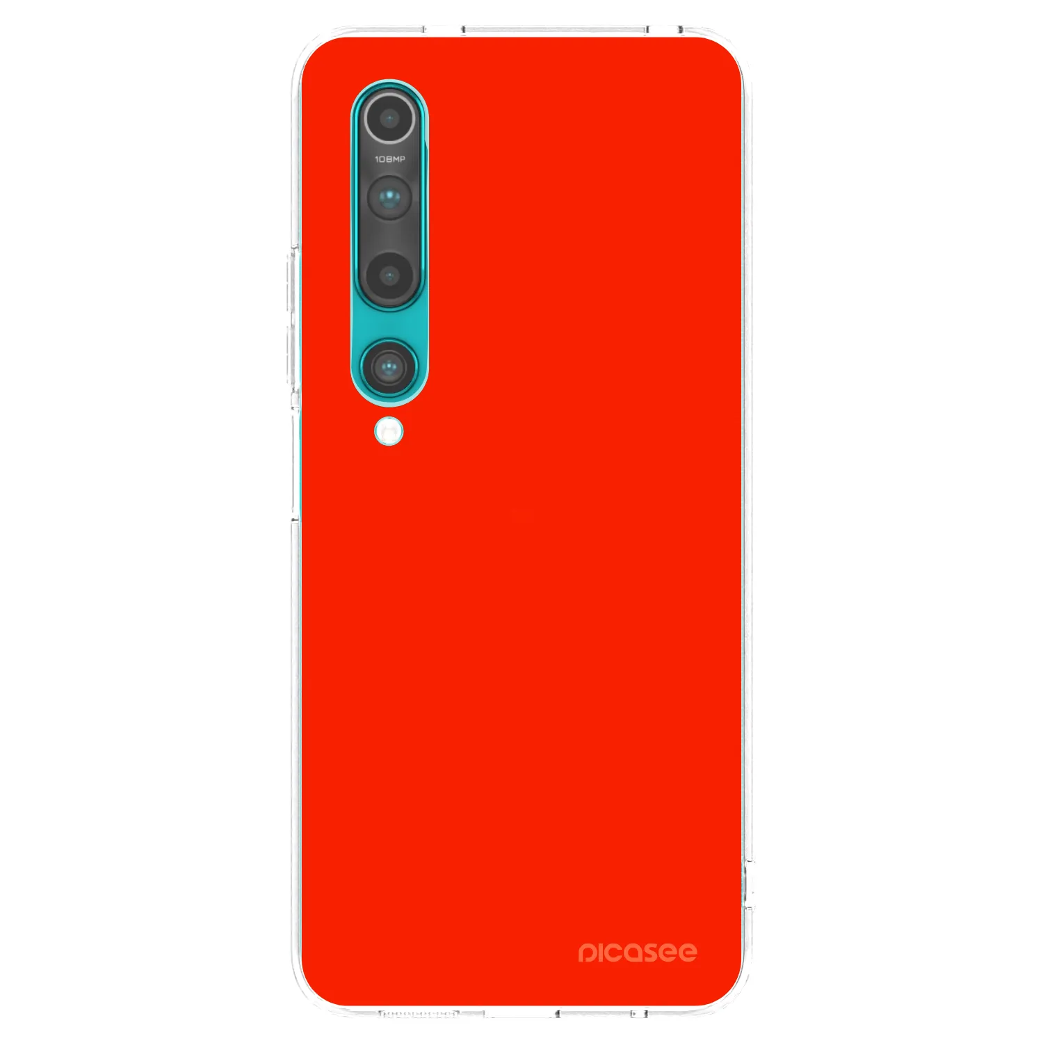 Picasee husă transparentă din silicon pentru Xiaomi Mi 10 - Maranello Red