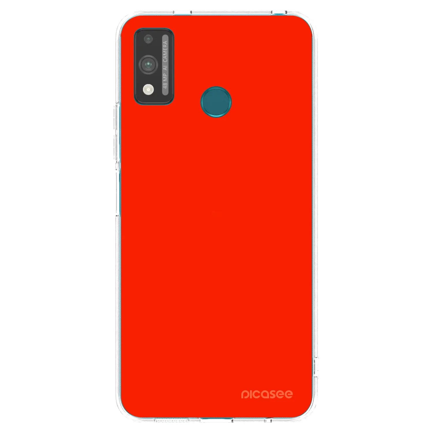 Picasee husă transparentă din silicon pentru Honor 9X Lite - Maranello Red