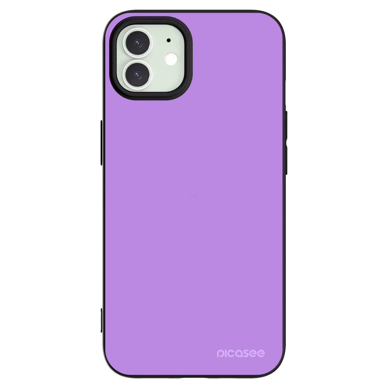 Picasee husă neagră din silicon pentru Apple iPhone 12 - Mystic Melody