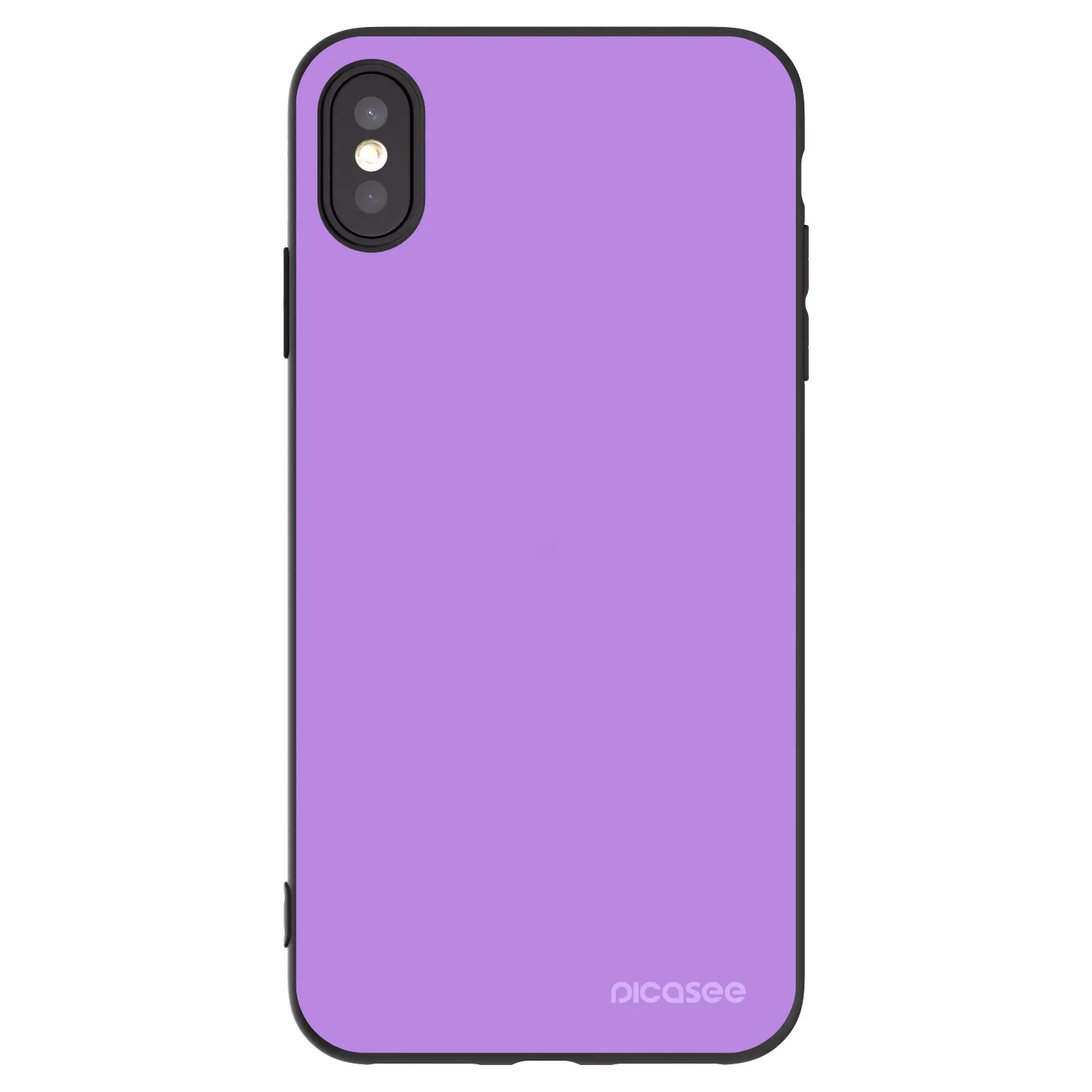 Picasee husă neagră din silicon pentru Apple iPhone XS Max - Mystic Melody