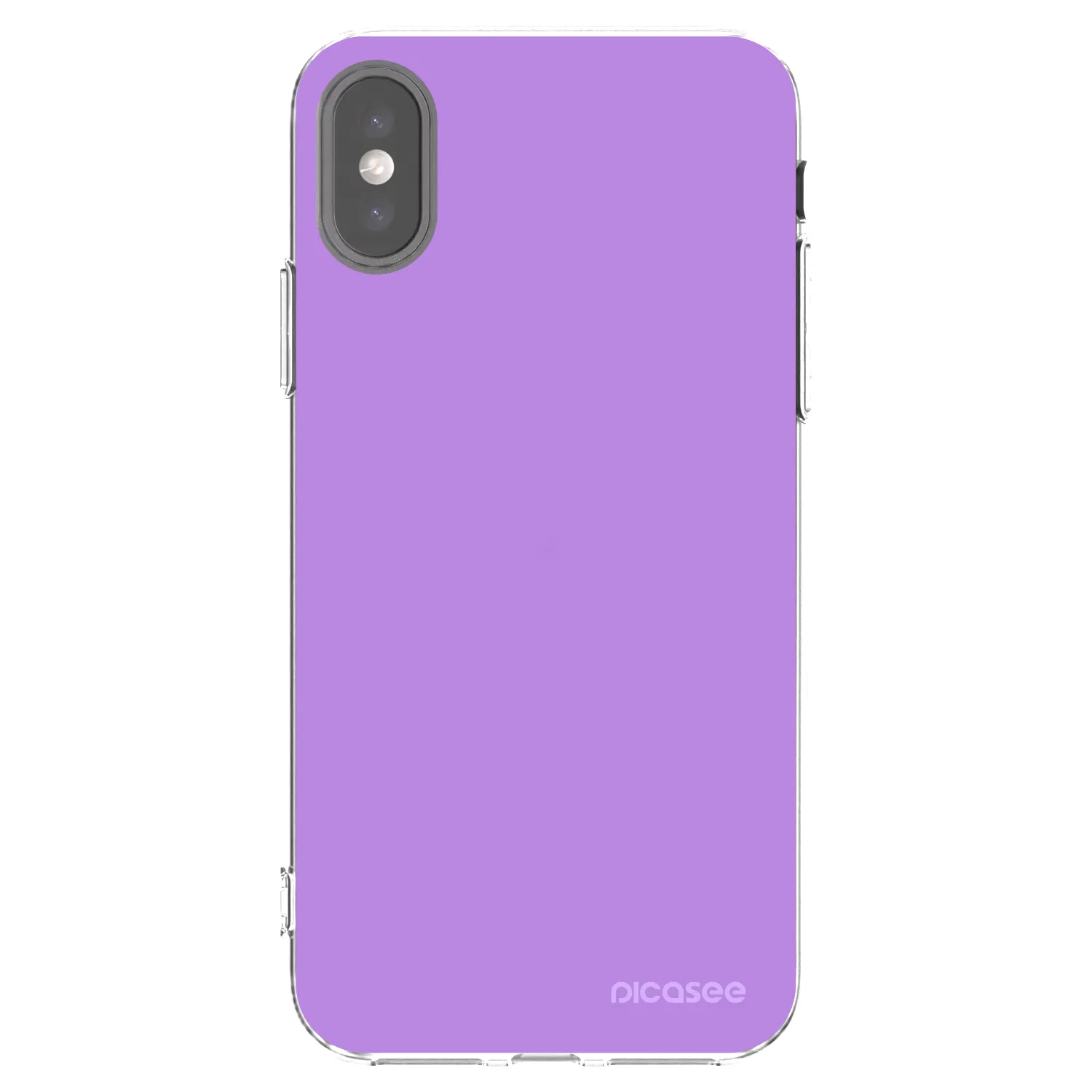 Picasee husă transparentă din silicon pentru Apple iPhone X/XS - Mystic Melody