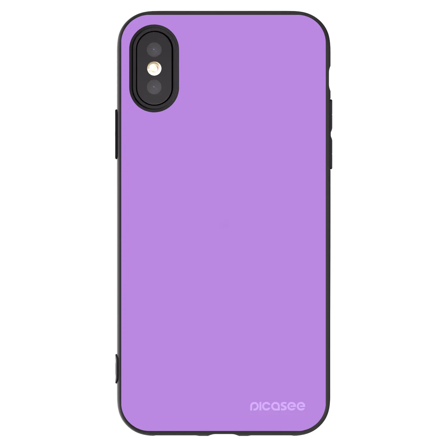 Picasee husă neagră din silicon pentru Apple iPhone X/XS - Mystic Melody