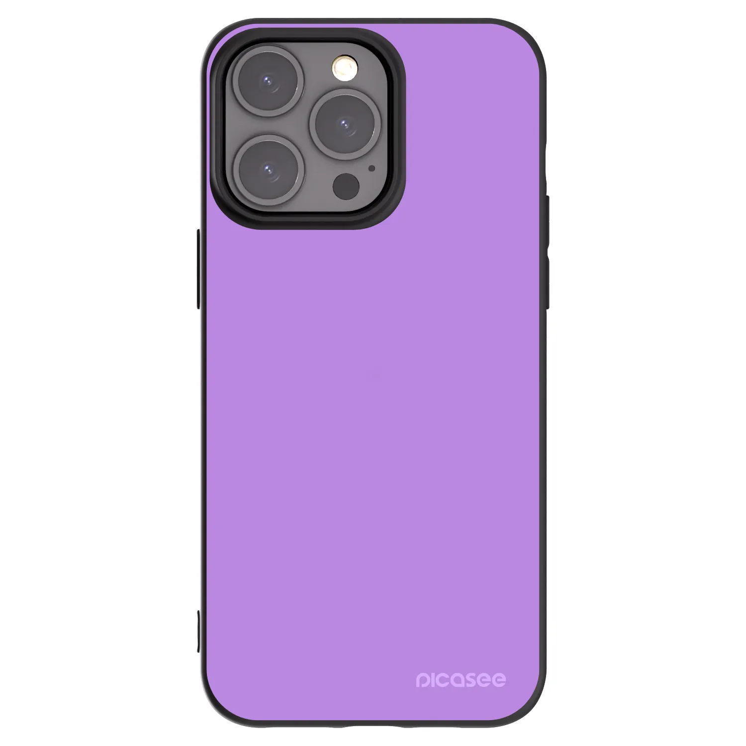 Picasee husă neagră din silicon pentru Apple iPhone 15 Pro Max - Mystic Melody