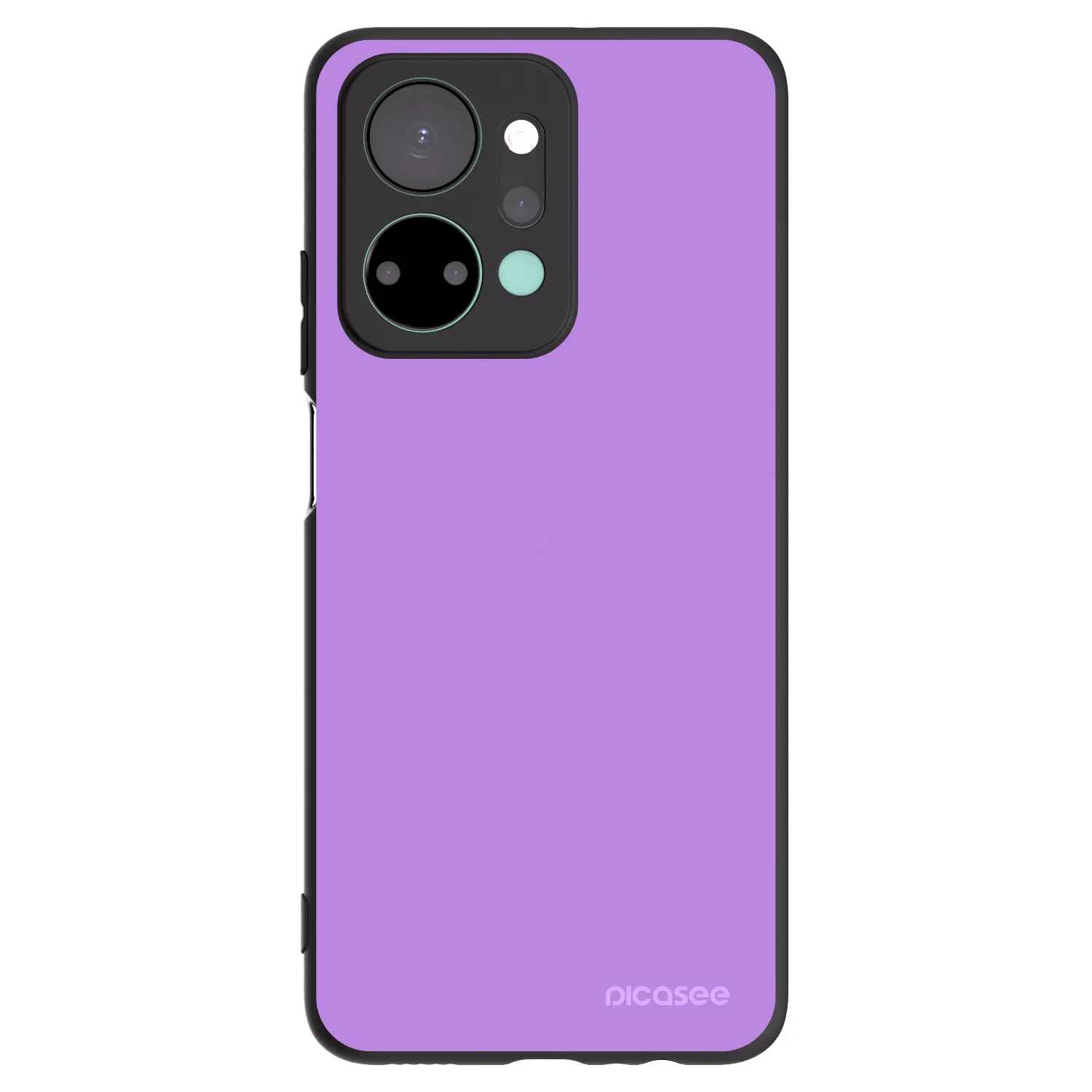 Picasee husă neagră din silicon pentru Honor X7a - Mystic Melody