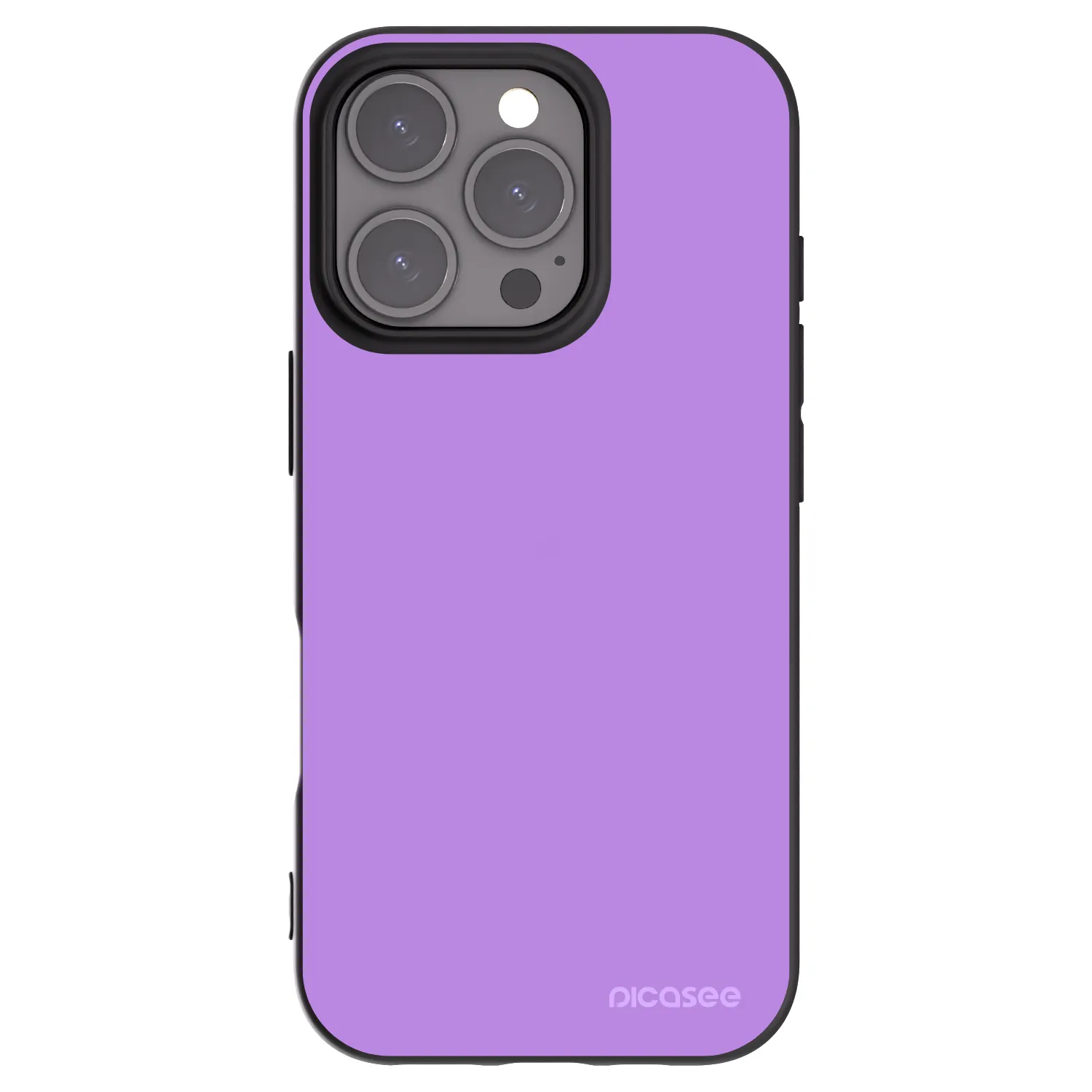 Picasee husă neagră din silicon pentru Apple iPhone 16 Pro - Mystic Melody