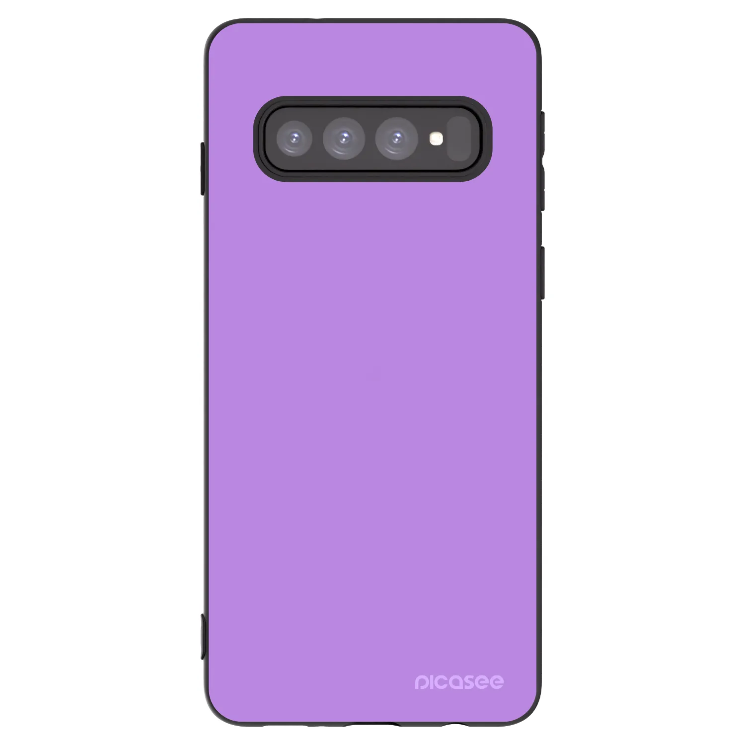 Picasee husă neagră din silicon pentru Samsung Galaxy S10 G973 - Mystic Melody