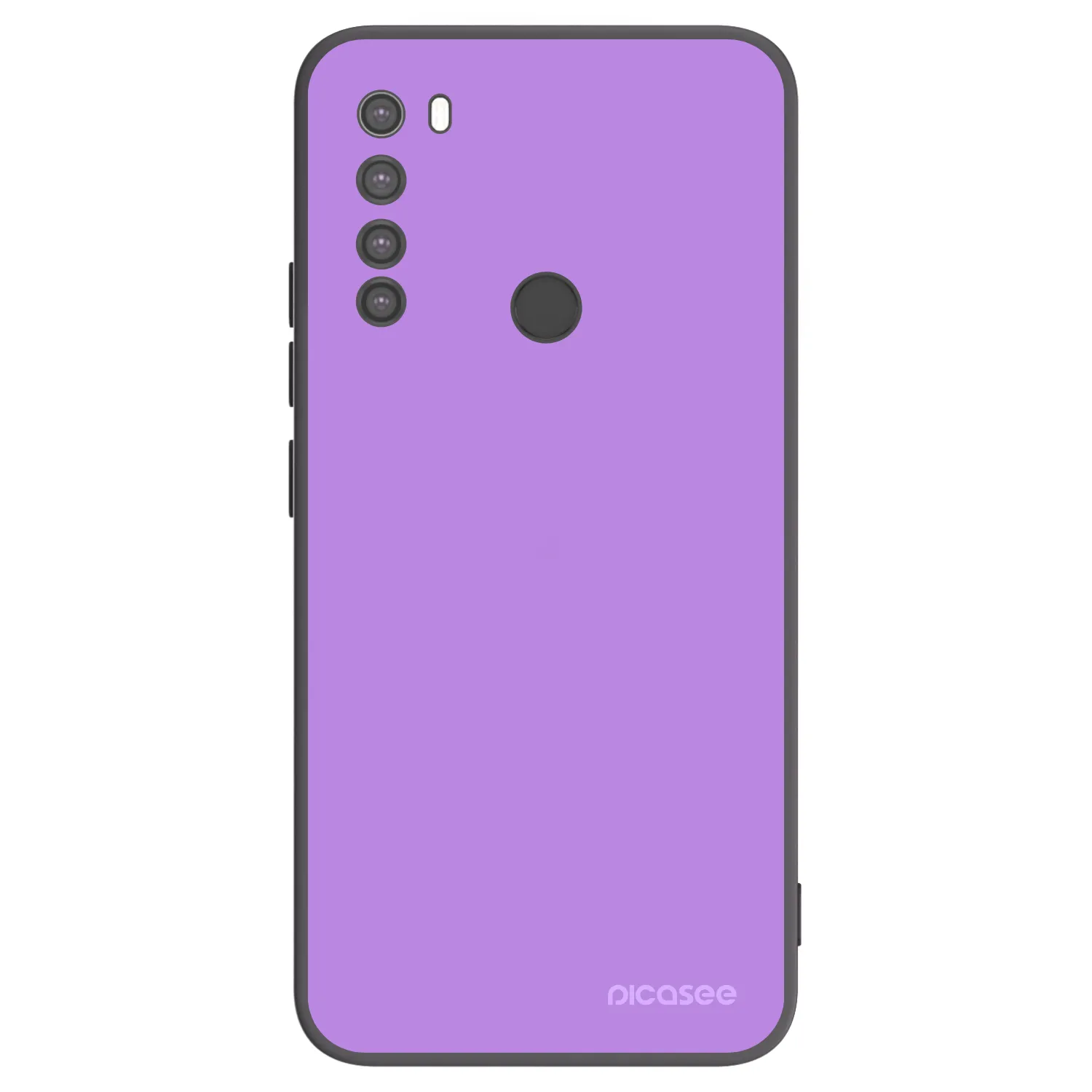 Picasee husă neagră din silicon pentru Xiaomi Redmi Note 8 - Mystic Melody