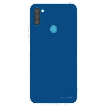 Picasee husă transparentă din silicon pentru Samsung Galaxy M11 - Navy Blue