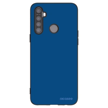 Picasee husă neagră din silicon pentru Realme 5 - Navy Blue