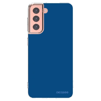 Picasee husă transparentă din silicon pentru Samsung Galaxy S21 5G G991B - Navy Blue