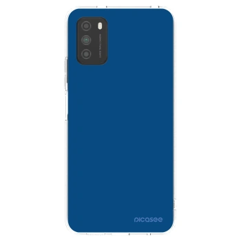 Picasee husă transparentă din silicon pentru Xiaomi Poco M3 - Navy Blue