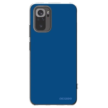 Picasee husă transparentă din silicon pentru Xiaomi Redmi Note 10 - Navy Blue