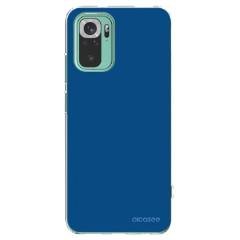 Picasee husă transparentă din silicon pentru Xiaomi Redmi Note 10 Pro - Navy Blue