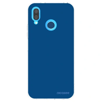 Picasee husă transparentă din silicon pentru Huawei P20 Lite - Navy Blue