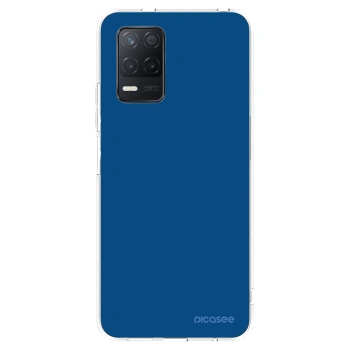 Picasee husă transparentă din silicon pentru Realme 8 5G - Navy Blue