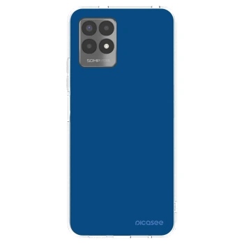 Picasee husă transparentă din silicon pentru Realme 8i - Navy Blue