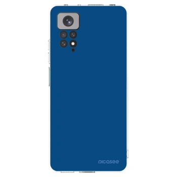 Picasee husă transparentă din silicon pentru Xiaomi Redmi Note 11 - Navy Blue