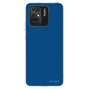 Picasee husă transparentă din silicon pentru Xiaomi Redmi 10C - Navy Blue