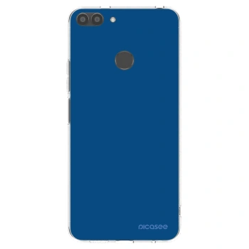 Picasee husă transparentă din silicon pentru Huawei P Smart - Navy Blue
