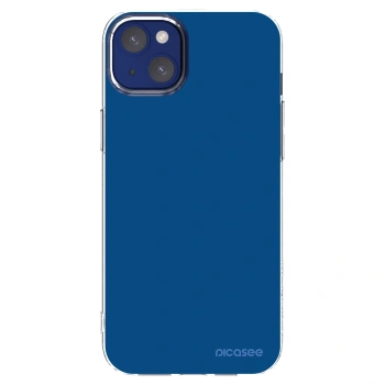 Picasee husă transparentă din silicon pentru Apple iPhone 14 Plus - Navy Blue
