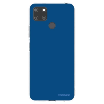 Picasee husă transparentă din silicon pentru Realme C21Y - Navy Blue