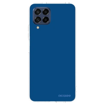 Picasee husă transparentă din silicon pentru Samsung Galaxy M53 5G - Navy Blue