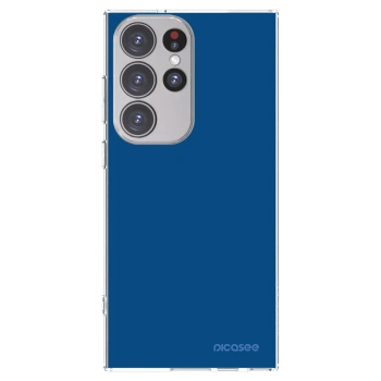 Picasee husă transparentă din silicon pentru Samsung Galaxy S23 Ultra 5G - Navy Blue