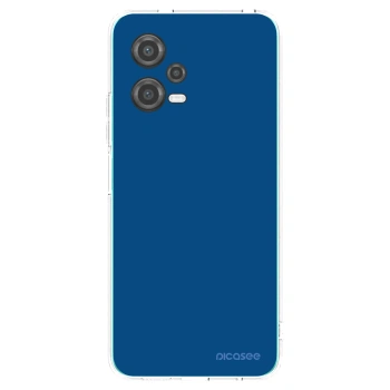 Picasee husă transparentă din silicon pentru Xiaomi Poco X5 - Navy Blue