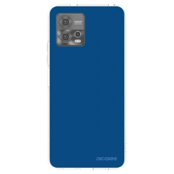 Picasee husă transparentă din silicon pentru Motorola Moto G72 - Navy Blue