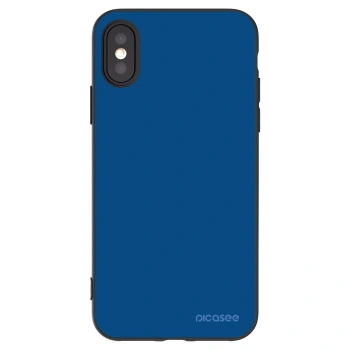 Picasee husă neagră din silicon pentru Apple iPhone X/XS - Navy Blue