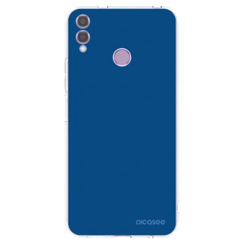 Picasee husă transparentă din silicon pentru Honor 8X - Navy Blue