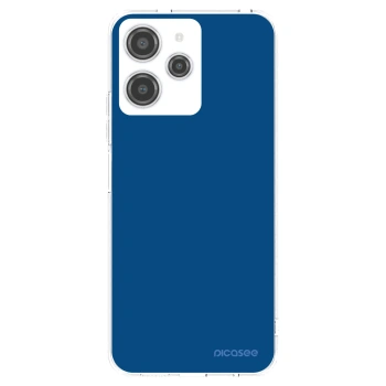 Picasee husă transparentă din silicon pentru Xiaomi Redmi 12 4G - Navy Blue