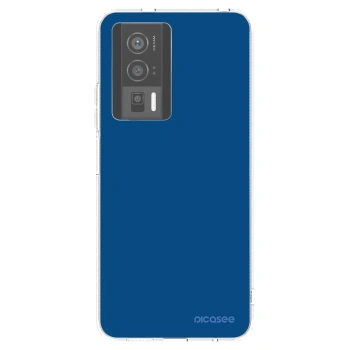 Picasee husă transparentă din silicon pentru Xiaomi Poco F5 Pro 5G - Navy Blue