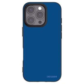 Picasee husă neagră din silicon pentru Apple iPhone 16 Pro - Navy Blue