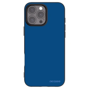 Picasee husă neagră din silicon pentru Apple iPhone 16 Pro Max - Navy Blue