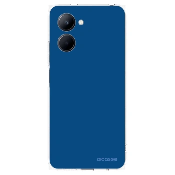 Picasee husă transparentă din silicon pentru Realme C33 (2023) - Navy Blue