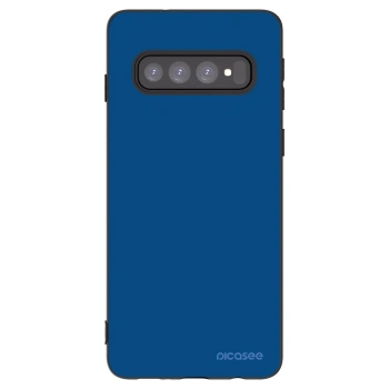 Picasee husă neagră din silicon pentru Samsung Galaxy S10 G973 - Navy Blue