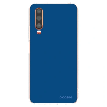 Picasee husă transparentă din silicon pentru Huawei P30 - Navy Blue