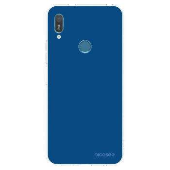 Picasee husă transparentă din silicon pentru Huawei Y6 2019 - Navy Blue