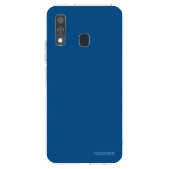 Picasee husă transparentă din silicon pentru Samsung Galaxy A40 A405F - Navy Blue