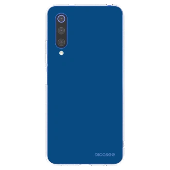 Picasee husă transparentă din silicon pentru Xiaomi Mi 9 SE - Navy Blue
