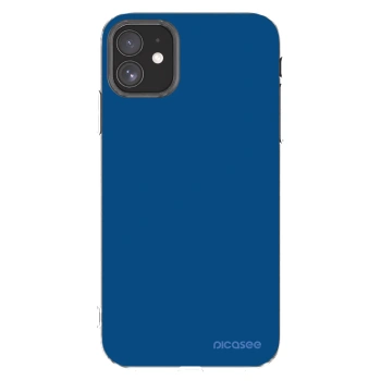 Picasee husă transparentă din silicon pentru Apple iPhone 11 - Navy Blue